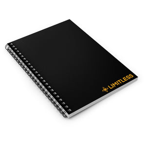 Yellow LIMITLESS Spiral Notebook - Ruled Line