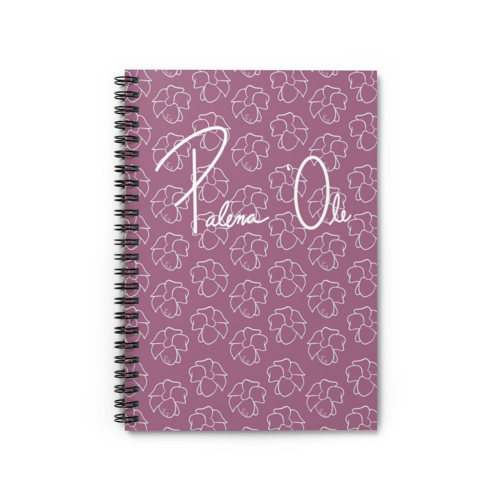 Puakenikeni Spiral Notebook - Ruled Line (Purple)