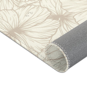 Hibiscus Area Rug (Off White)