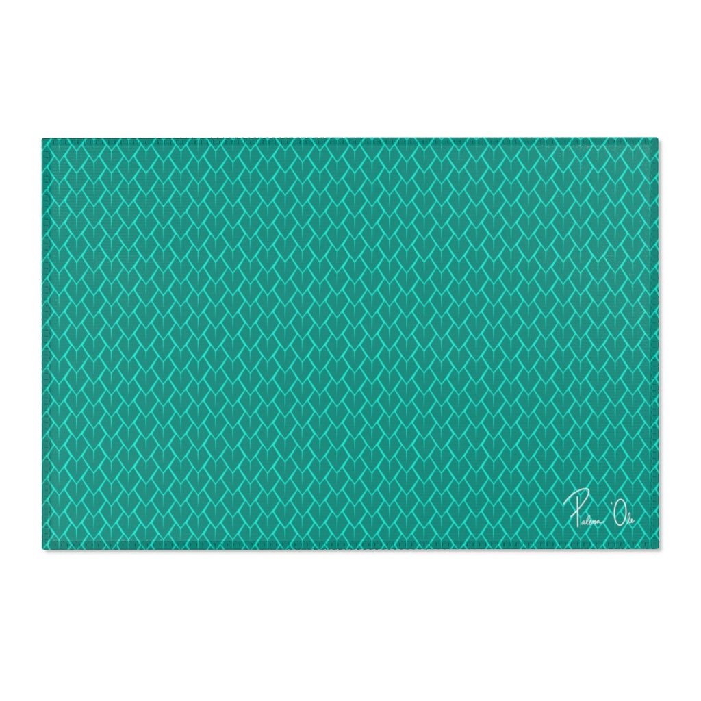 Spear Area Rug (Teal)