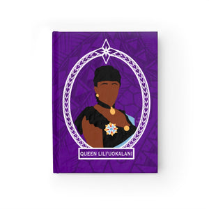 Tribal Queen Liliuokalani Journal - Ruled Line (Purple)