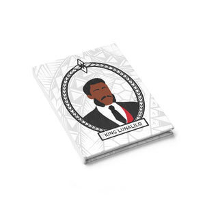 Tribal King Lunalilo Journal - Ruled Line (White)