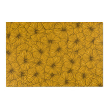 Load image into Gallery viewer, Hibiscus Area Rug (Yellow)
