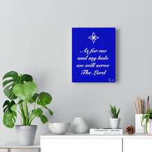 Load image into Gallery viewer, Scripture Canvas Gallery Wraps (Blue)
