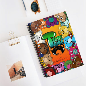 TEDDY TRIBE Spiral Notebook - Ruled Line (Full Tribe)