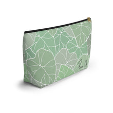Load image into Gallery viewer, Light Kalo Script Accessory Pouch w T-bottom
