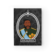 Load image into Gallery viewer, Tribal King Kalākaua Journal - Ruled Line (Black)
