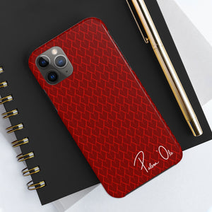 Spear Script Phone Case (Red)