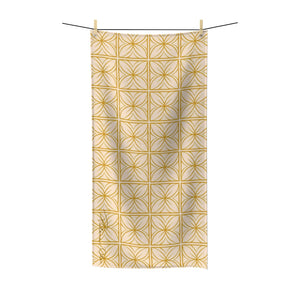 Lani Polycotton Towel (Yellow)