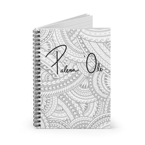Tribal Spiral Notebook - Ruled Line (White)