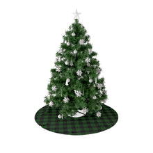 Load image into Gallery viewer, Kanaka Plaid Christmas Tree Skirt (Green)
