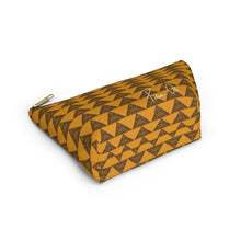 Load image into Gallery viewer, ‘Io Script Accessory Pouch w T-bottom (Yellow)
