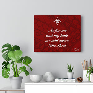 Scripture Canvas Gallery Wraps (Red)