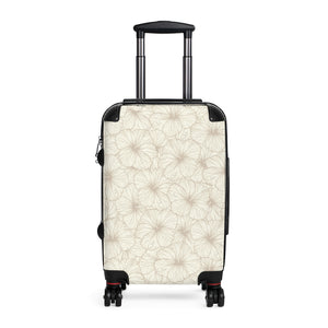 Hibiscus Suitcase (Off White)