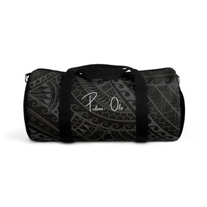 Tribal Script Duffel Bag (Gray)