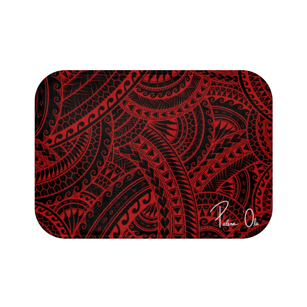 Tribal Bath Mat (Red)