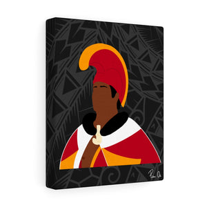 King Kamehameha I Canvas Gallery Wraps (Black)