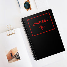 Load image into Gallery viewer, Red LIMITLESS Square Spiral Notebook - Ruled Line
