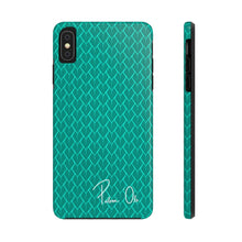 Load image into Gallery viewer, Spear Script Phone Case (Teal)
