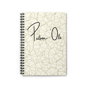 Kalo Spiral Notebook - Ruled Line (Green/White)