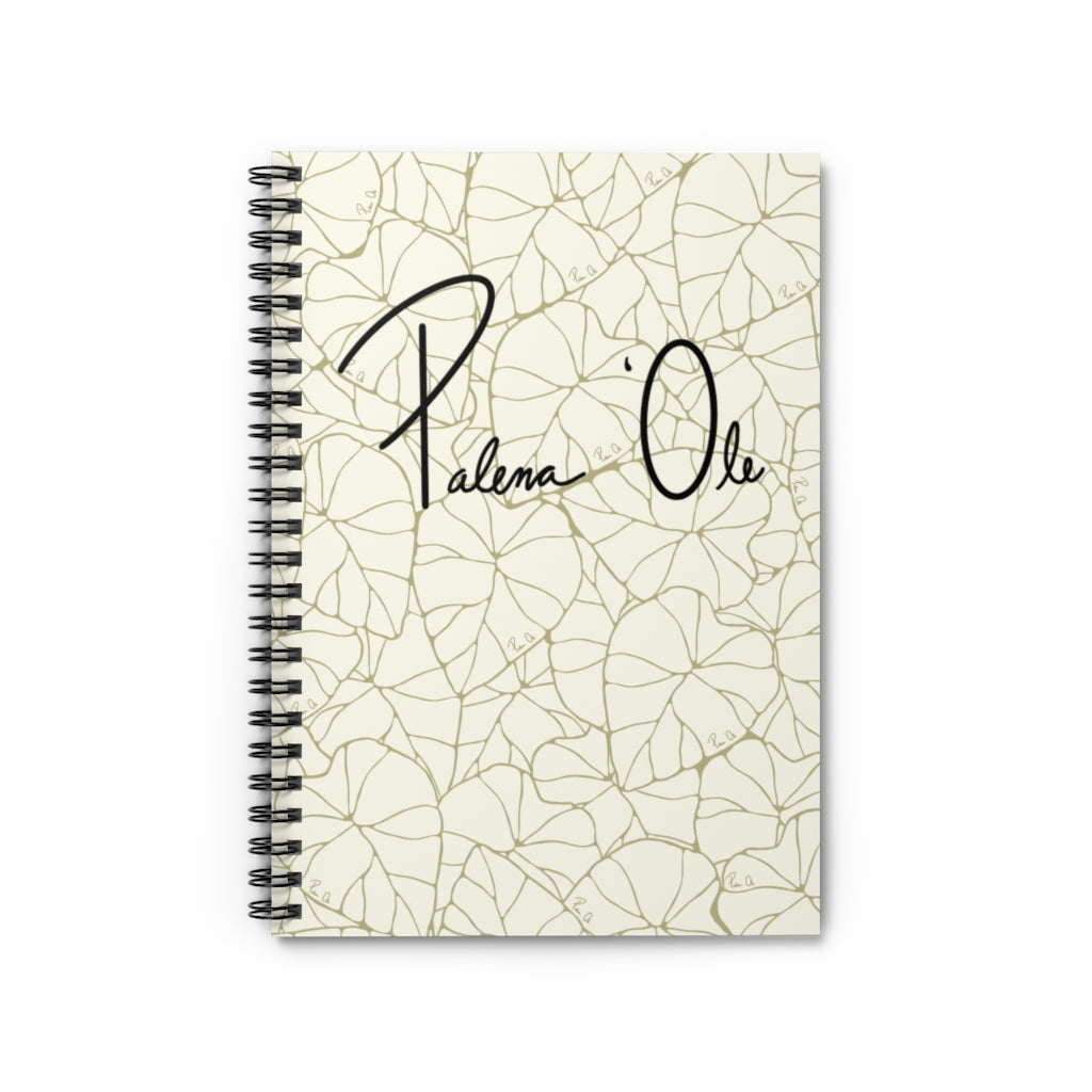 Kalo Spiral Notebook - Ruled Line (Green/White)