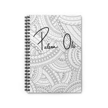 Load image into Gallery viewer, Tribal Spiral Notebook - Ruled Line (White)

