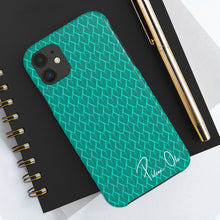 Load image into Gallery viewer, Spear Script Phone Case (Teal)
