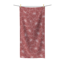 Load image into Gallery viewer, Hibiscus Polycotton Towel (Light Pink)
