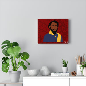 King Kamehameha IV Canvas Gallery Wraps (Red)