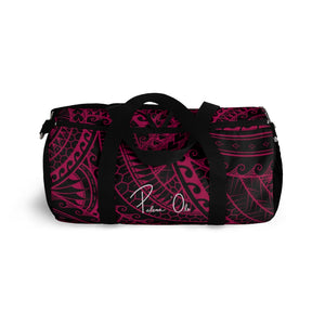 Tribal Script Duffel Bag (Pink)