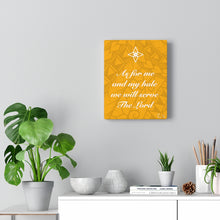 Load image into Gallery viewer, Scripture Canvas Gallery Wraps (Yellow)
