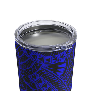 Tribal Tumbler Cup 10oz (Royal Blue)