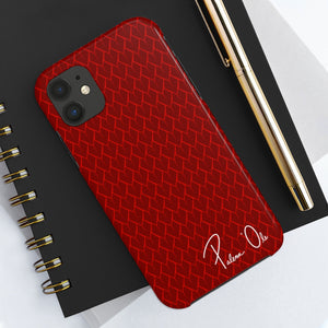 Spear Script Phone Case (Red)