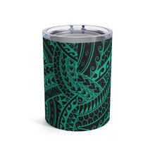 Load image into Gallery viewer, Tribal Tumbler Cup 10oz (Teal)
