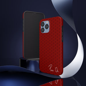 Spear Script Phone Case (Red)