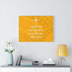 Scripture Canvas Gallery Wraps (Yellow)