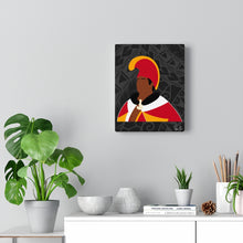 Load image into Gallery viewer, King Kamehameha I Canvas Gallery Wraps (Black)
