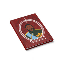 Load image into Gallery viewer, Tribal King Kalākaua Journal - Ruled Line (Red)
