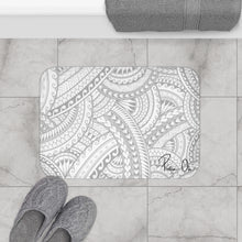 Load image into Gallery viewer, Tribal Bath Mat (White)
