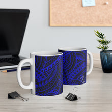 Load image into Gallery viewer, Tribal Graphic Mug 11oz (Royal Blue)
