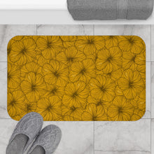 Load image into Gallery viewer, Hibiscus Bath Mat (Yellow)
