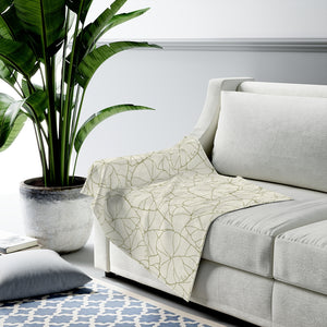 Kalo Velveteen Plush Blanket (Green/White)