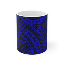 Load image into Gallery viewer, Tribal Graphic Mug 11oz (Royal Blue)
