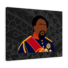 Load image into Gallery viewer, King Kamehameha V Canvas Gallery Wraps (Black)
