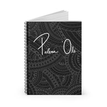 Load image into Gallery viewer, Tribal Spiral Notebook - Ruled Line (Gray)
