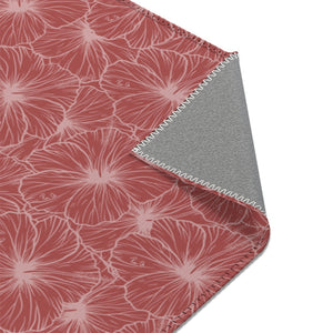 Hibiscus Area Rug (Light Pink)