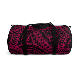 Tribal Script Duffel Bag (Pink)