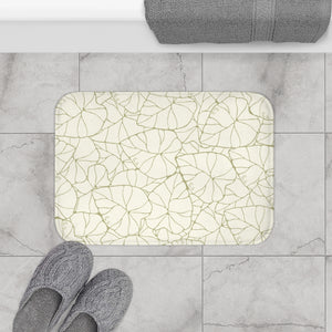 Kalo Bath Mat (Green/White)