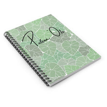 Load image into Gallery viewer, Light Kalo Script Spiral Notebook - Ruled Line
