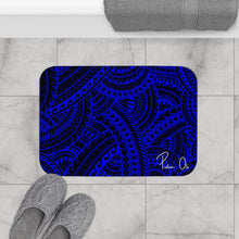 Load image into Gallery viewer, Tribal Bath Mat (Royal Blue)
